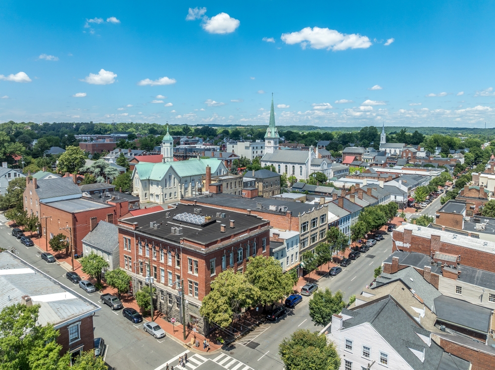 View of Fredericksburg, VA